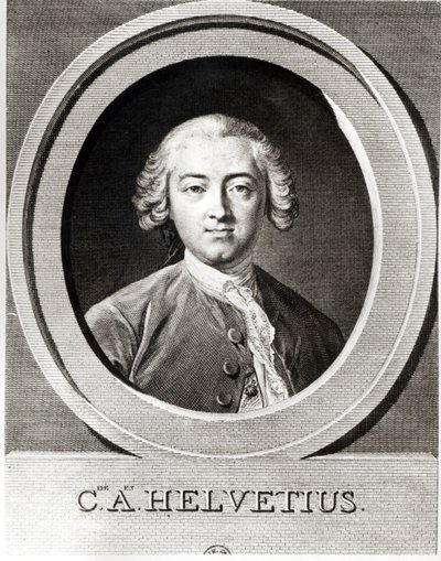 Porträtt av Claude Adrien Helvetius (1715-1771), fransk filosof av Carle van Loo