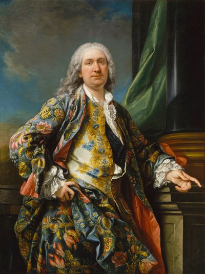 Porträtt av en okänd man, ca 1735-1739 av Carle van Loo