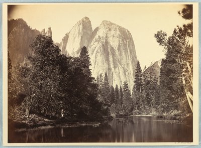 Cathedral Rocks, Yosemite av Carleton E. Watkins