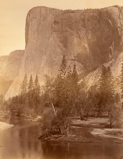 El Capitan av Carleton E. Watkins
