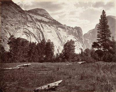 North Dome, 3 725 fot, Yosemite, ca. 1872, tryckt ca. 1876. av Carleton E. Watkins.