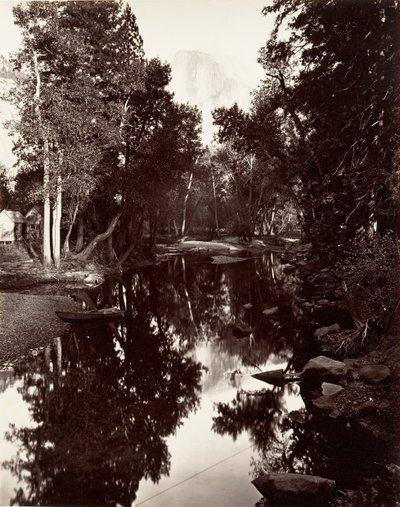 South Dome, 6 000 fot, Yosemite, ca. 1872, tryckt ca. 1876. av Carleton E. Watkins.