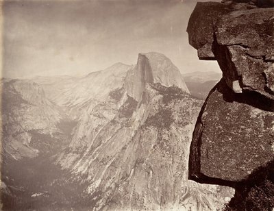 South Dome, Yosemite, ca. 1872, tryckt ca. 1876. av Carleton E. Watkins.