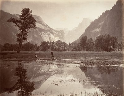 The Domes, Yosemite, ca. 1872, tryckt ca. 1876. av Carleton E. Watkins.