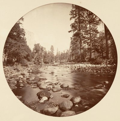 [Yosemite National Park, Kalifornien], ca. 1878. av Carleton Emmons Watkins