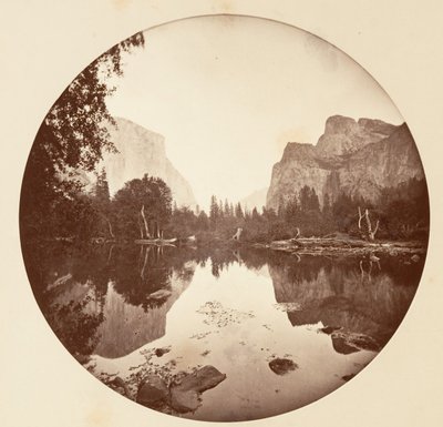 [Yosemite National Park, Kalifornien], ca. 1878. av Carleton Emmons Watkins