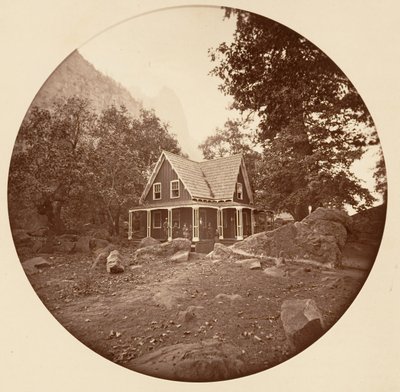 [Yosemite National Park, Kalifornien], ca. 1878. av Carleton Emmons Watkins