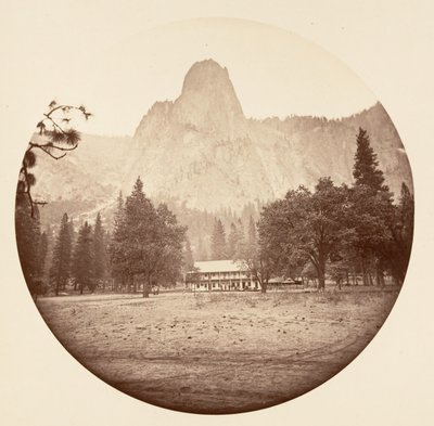 [Yosemite National Park, Kalifornien], ca. 1878. av Carleton Emmons Watkins