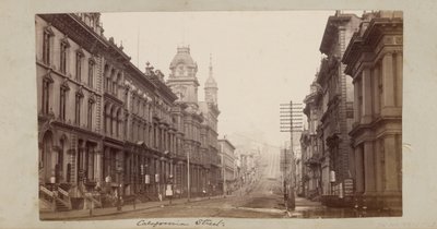 California Street av Carleton Watkins