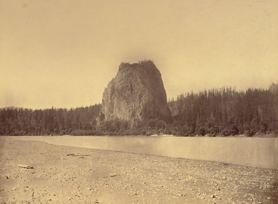 [Castle Rock, Columbiafloden] av Carleton Watkins