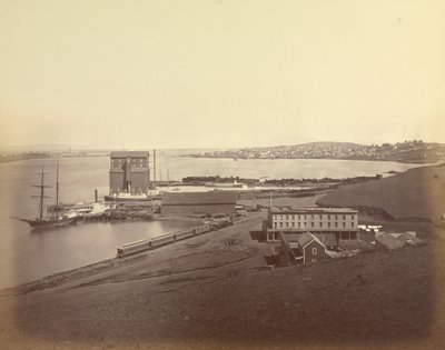[Staden Vallejo från South Vallejo] av Carleton Watkins