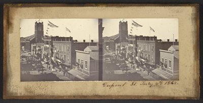 Dupont Street, 4 juli 1862 av Carleton Watkins