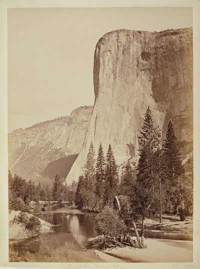El Capitan, Yosemite Valley av Carleton Watkins