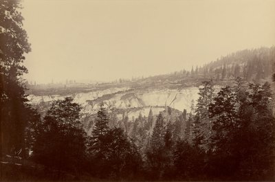 Översiktsvy, Relief Hill, Nevada, Co. av Carleton Watkins