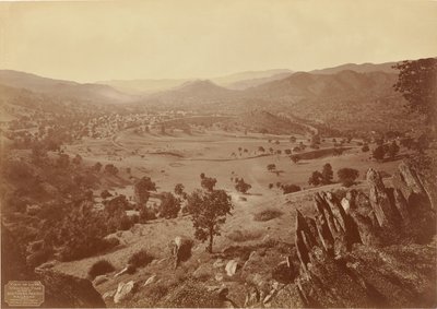 Allmän vy över Tehachapi Loop, S.P.R.R. av Carleton Watkins