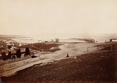 Golden Gate från Russian Hill av Carleton Watkins