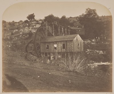 [Kvarn vid Mariposa Creek] av Carleton Watkins