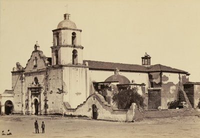 Mission, San Luis Rey de Francia av Carleton Watkins