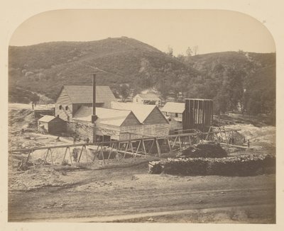 Mount Ophir Mill av Carleton Watkins