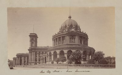 Nytt stadshus - San Francisco av Carleton Watkins