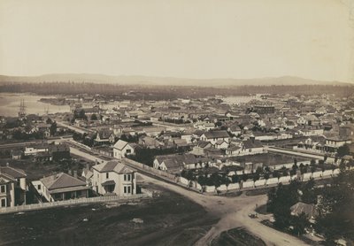 [Panorama över Victoria, B.C. - vy från Christ Church nr 2] av Carleton Watkins
