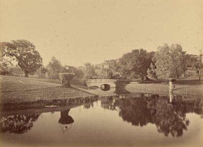 Damm och bro, Thurlow Lodge av Carleton Watkins