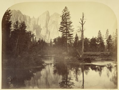 Utsikt över floden - Ned genom dalen - Yosemite av Carleton Watkins