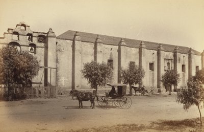 San Gabriel-missionen, Kalifornien av Carleton Watkins