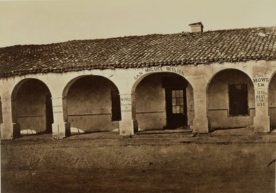 San Miguel-missionen av Carleton Watkins