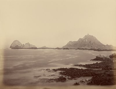 Seal Point från Farallones västra ände av Carleton Watkins
