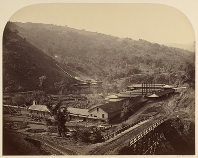 Smältverk, New Almaden av Carleton Watkins