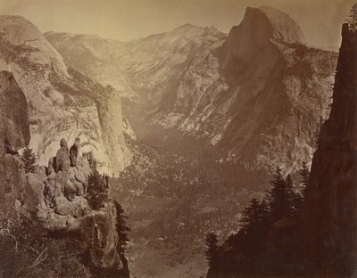 [Klippkupolerna från Glacier Rock] av Carleton Watkins