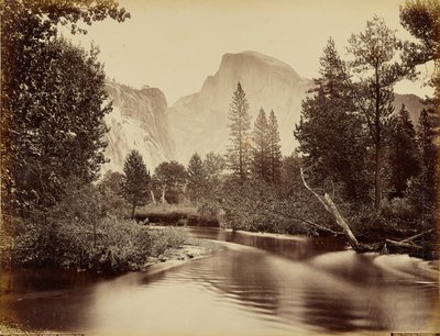 Half Dome, 4 953 fot, Yosemite, Kalifornien av Carleton Watkins