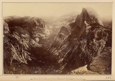 Half Dome från Glacier Point, Yosemite av Carleton Watkins