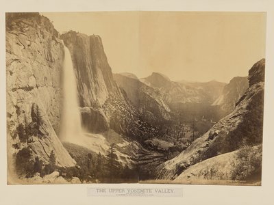 Övre Yosemitedalen. Utsikt från Eagle Point Trail. av Carleton Watkins