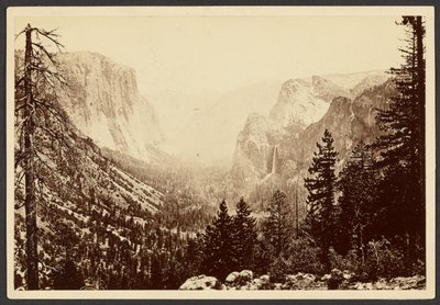Yosemite från Inspiration Point av Carleton Watkins