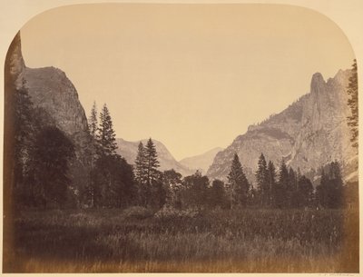 Uppför dalen - Yosemite av Carleton Watkins