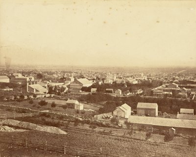 Utah - Utsikt över Salt Lake City, Utah av Carleton Watkins