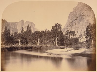 Utsikt från Camp Grove ned genom dalen - Yo Semite av Carleton Watkins