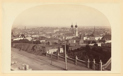 Utsikt från Chas. Crockers bostad mot öster av Carleton Watkins
