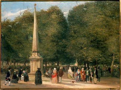 Blomsterfest för San Foca-firandet i Milano 20/04/1845 (olja på duk av Carlo Jotti