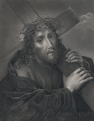 Ecce Homo (gravyr) av Carlo (after) Dolci