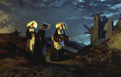 Kväll efter slaget vid Sedan av Carlo Ademollo