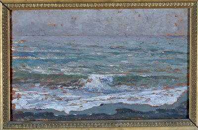 Seascape (olja på duk av Carlo Bixio