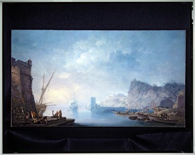 Kustlandskap av Carlo Bonaria or Bonavia