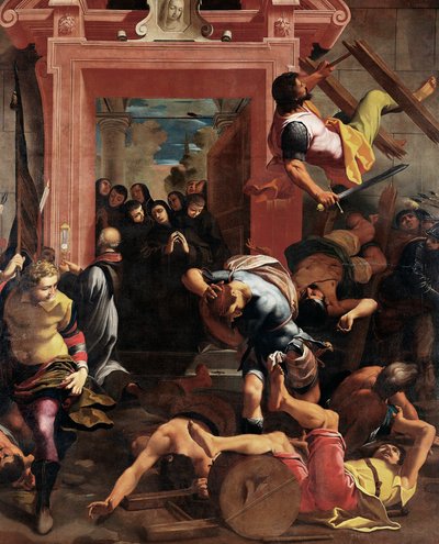 Miraklet av St Gualberto av Carlo Bononi