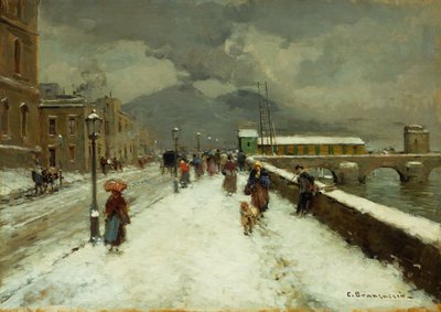En blåsig vinterdag, av Carlo Brancaccio