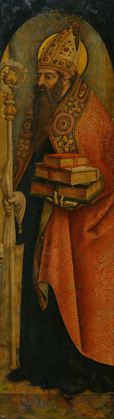 Sankt Augustinus av Carlo Crivelli