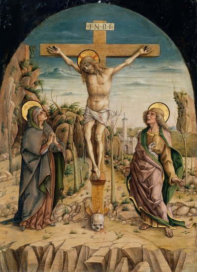 Korsfästelsen av Carlo Crivelli