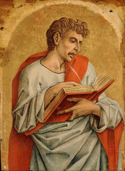 , från Montefiores polyptyk, c.1470 (tempera på träpanel) (se även 492442-44) av Carlo Crivelli